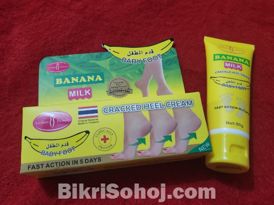 Banana Milk Cracked Heel Cream 80g